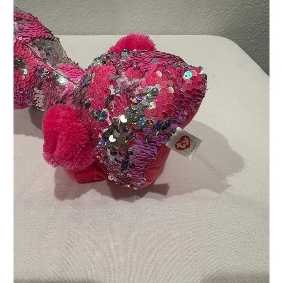 Ty Flippables‎ Pinky the Flamingo Plush Toy - Picture 3 of 5